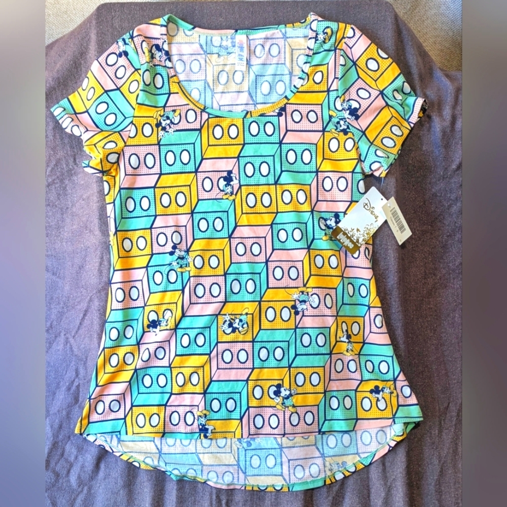 Disney x LuLaRoe Classic Mickey Graphic T-shirt - S *NWT*